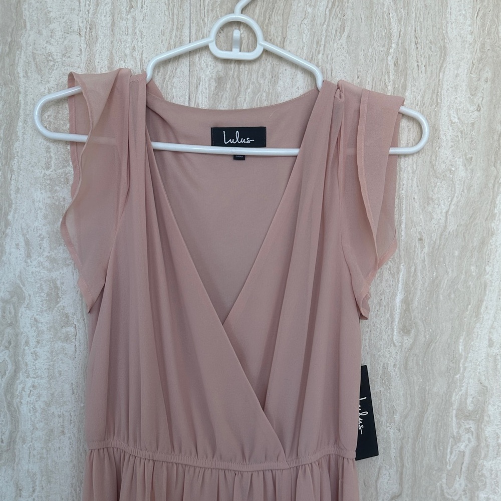 Lulu's Blush Maxi Dress - Picture 2 of 4